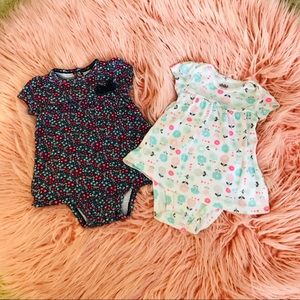 Child of Mine dress onesies bundle